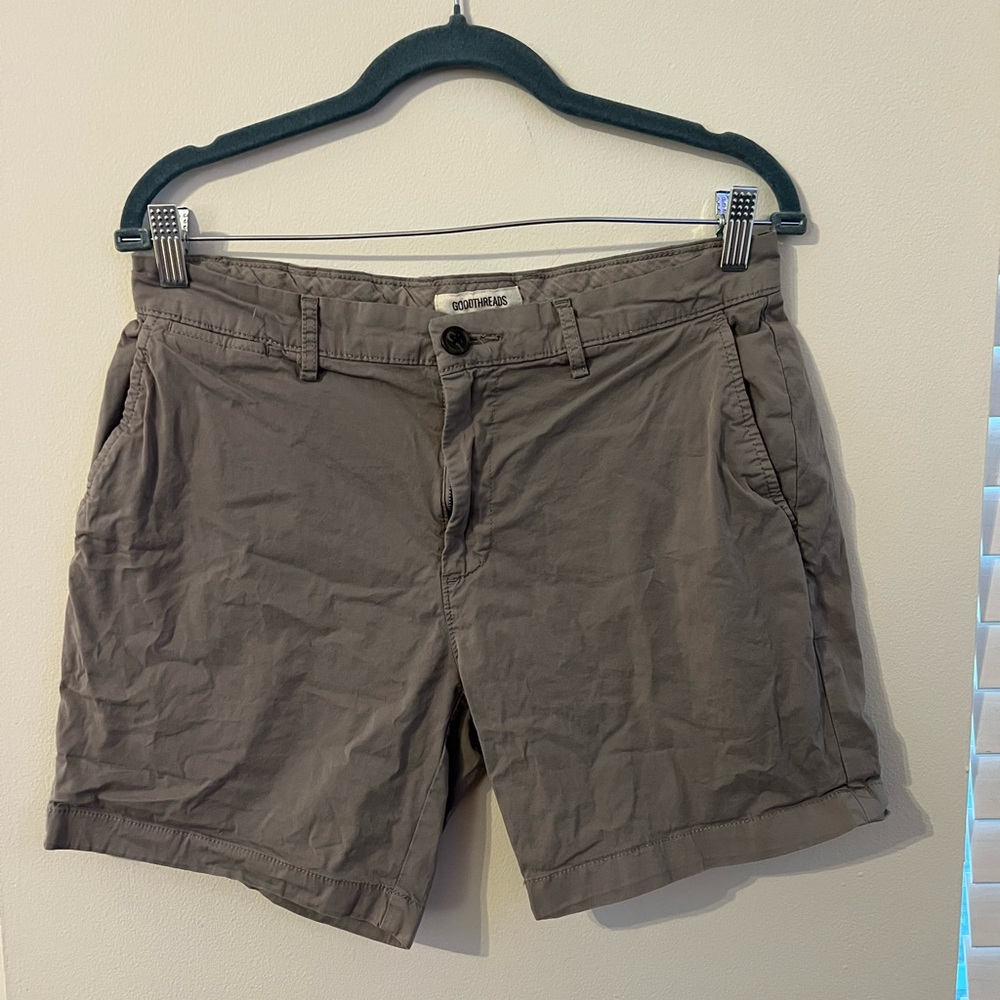 Goodthreads Gray Bermuda Shorts Casual Cotton